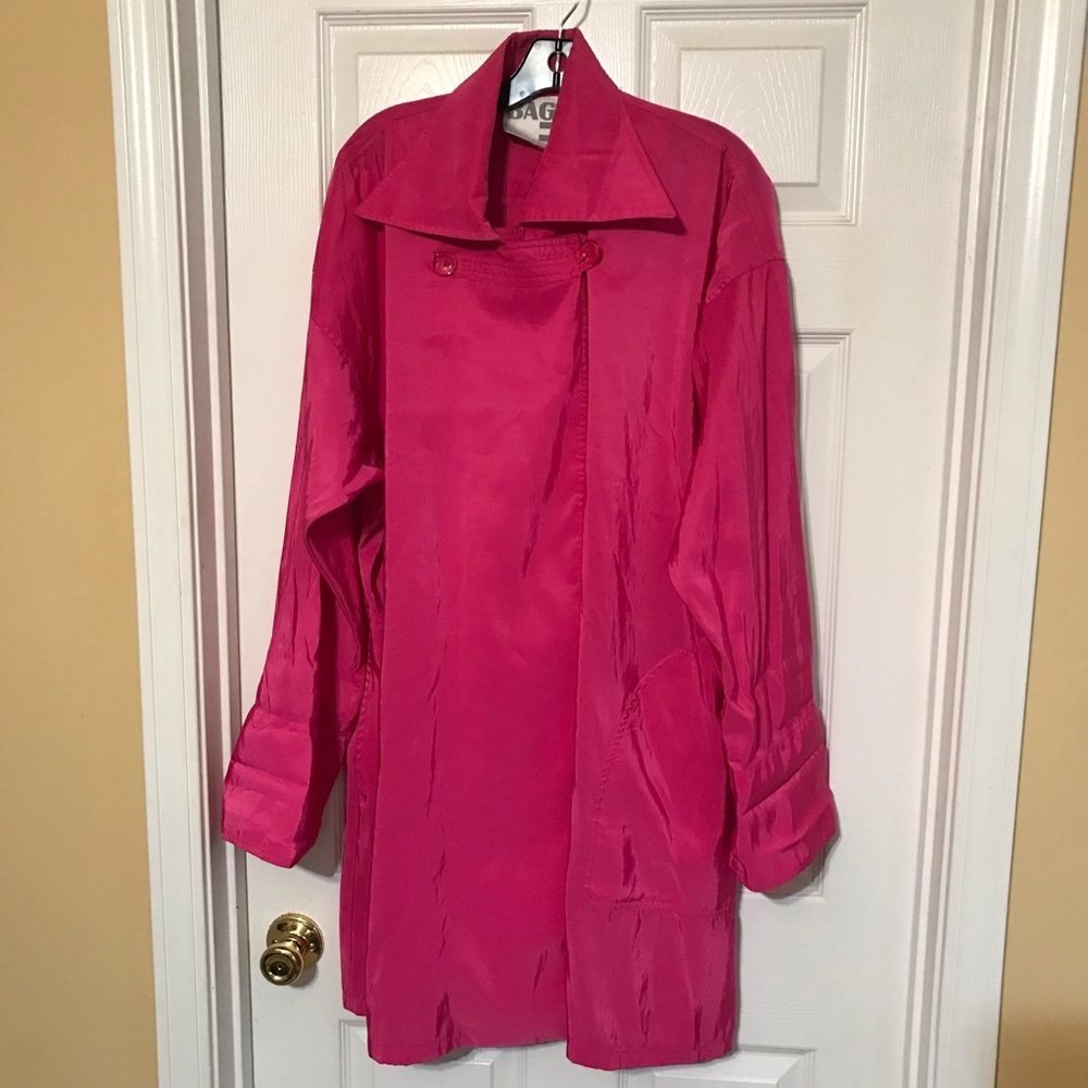 Bag It Pink Raincoat Coat